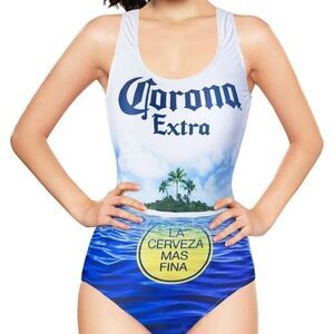 Corona Extra Medium one-piece swimsuit